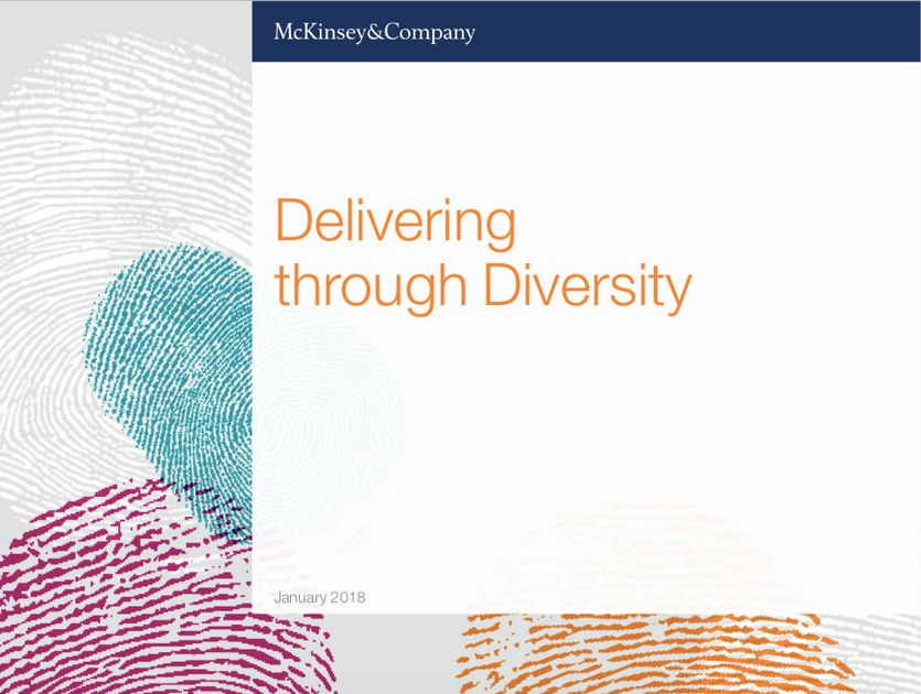 McKinsey & Company Report Cover: Delivering Through Diversity