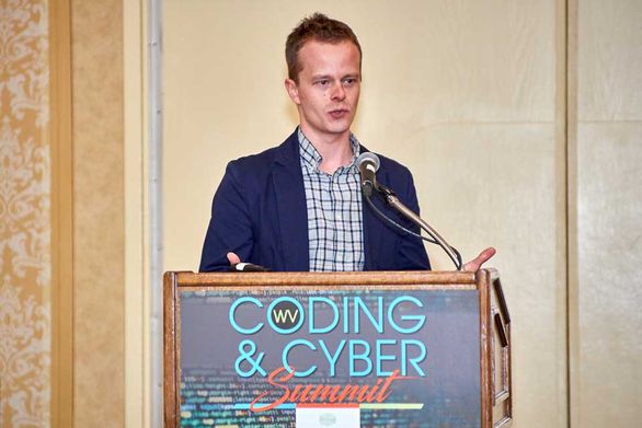Josh Cook speaks at IT Coding and Cyber Summit
