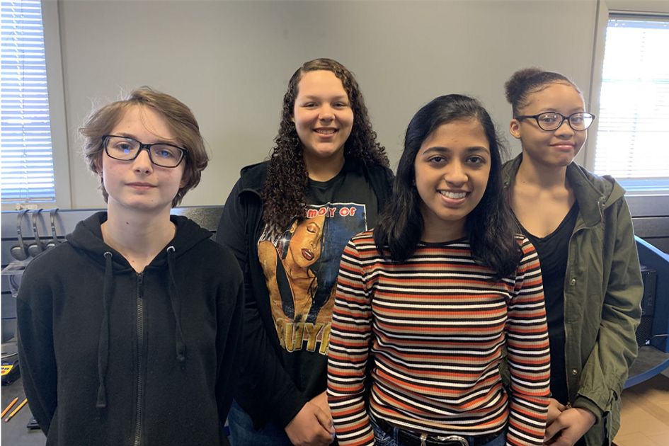 Blaise Adams, Askya Patterson, Christina Sivaprakasam and Jayda Witcher, Kanawha County Plane Janes Girls Who Code, will compete in Facebooks’ Engineer for the Week Achievement Summit and Hackathon in California May 1-4.